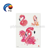 Tier Flamingo Mode Body Art Fake Tattoo wasserdicht temporäre Tätowierung Aufkleber